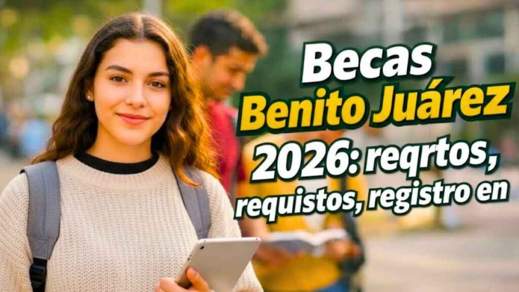 Becas Benito Juárez 2026 requisitos registro en línea y calendario de pagos de marzo