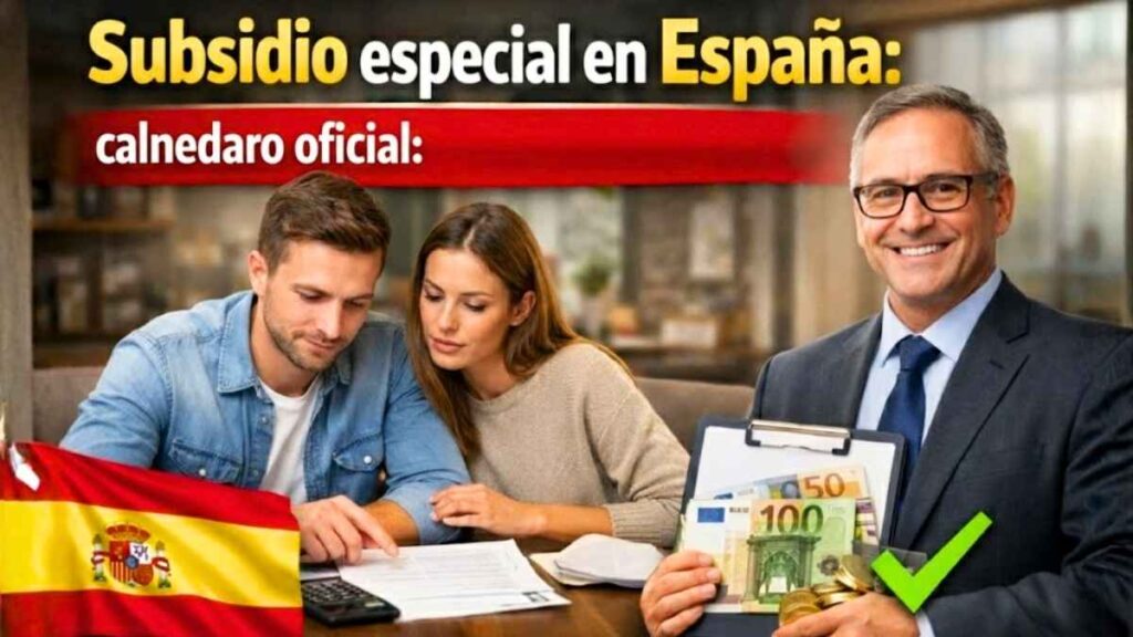 Subsidio especial en España 2026 calendario oficial de pagos y requisitos explicados